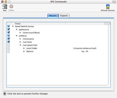 Mounts with one disabled.